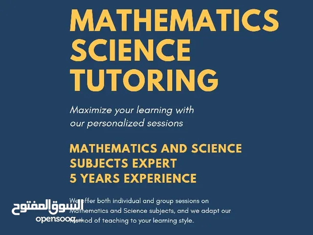 Mathematics and Science Subjects Tuition in Riyadh