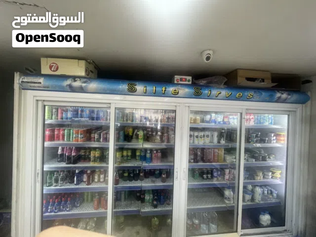 ثلاجة محل 4 ابواب سحب