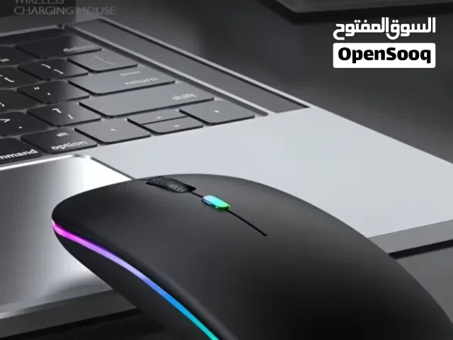 ماوس لاسلكي RGB بإضاءة ملونة رائعة  حساسية قابلة للتعديل: 800 / 1200 / 1600 DPI