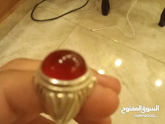 إيراني خاتم قديم حجم كبير عقيق