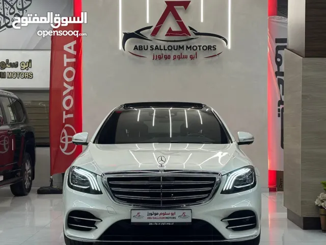 مرسيدس S320 2019 لون ابيض لؤلؤي Mercedes S320 2019