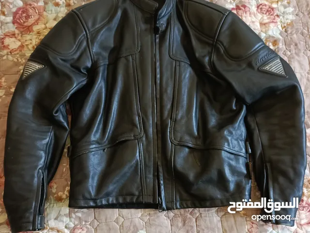 جاكيت جلد دراجه ناريه فل سيفتي