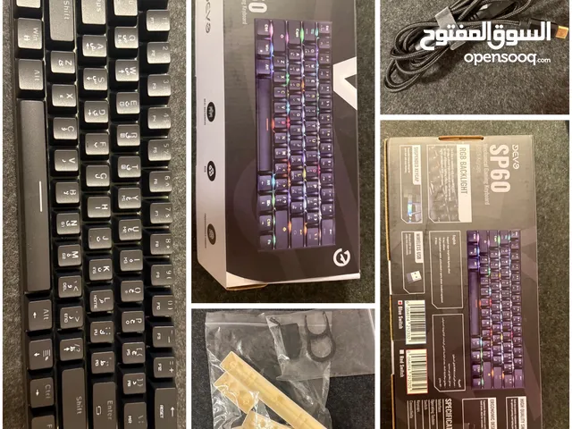 Devo Gaming Keyboard - SP60 Black - Blue Switch