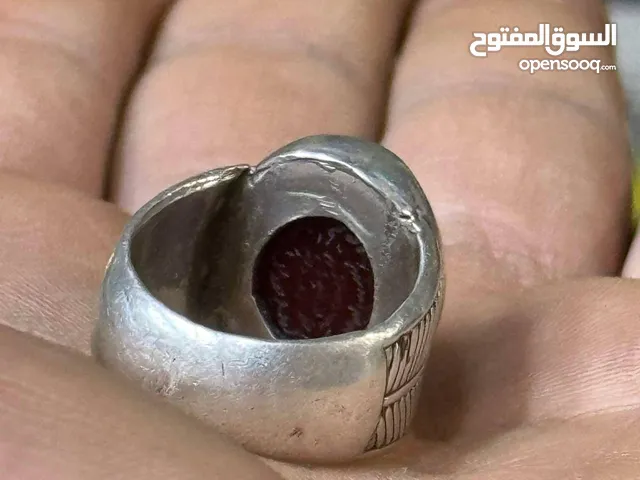 عقيق يماني كبدي آنسي طبيعي 100%