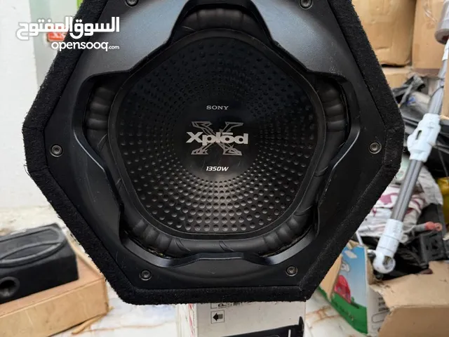 سستم  صوت سيارة كماليات نوع المضخم Sony بقوة 1350 وات ، مع Amplifier ام بي فاير نوع JEC اربع قنوات