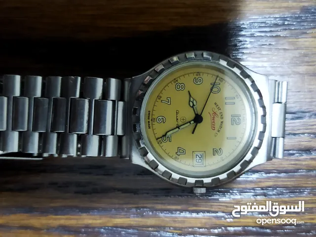 ساعة سويسرية عريقه نوع ويست إند
