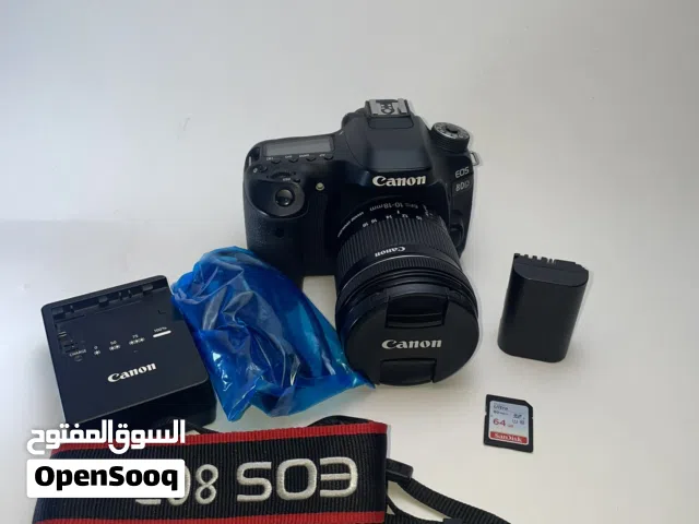 كاميرة كانون 80D نظيفه جداً نظافة 95% اقره الوصف