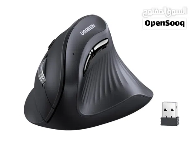 ماوس يوجرين UGREEN عمودي طبي - Dual Mode (بلوتوث + USB) - دقة 4000DPI وضعية المصافحة