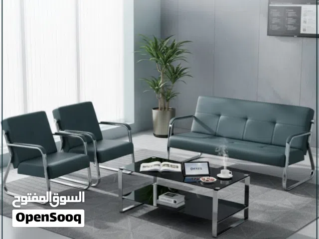sofa 5 person stainless steel جلسه جلد خمسه شخص كنب أريكة  مكاتب اثاث مكتبي منزلي خارجي وداخلي اثاث.