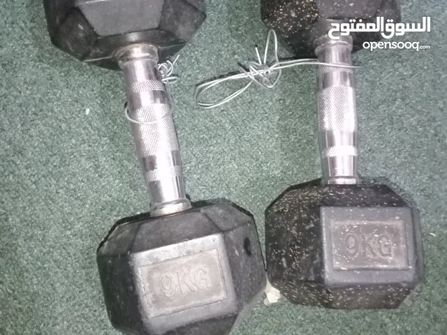 gym items for sale dumbbells plates spring