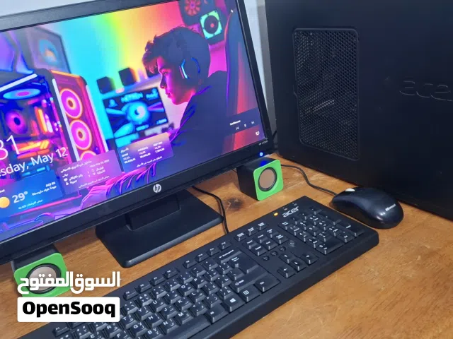 كمبيوتر ايسر كامل مكمل ببجي فري فاير جراند pc Acer i5 ssd gta v grand pubg free fire