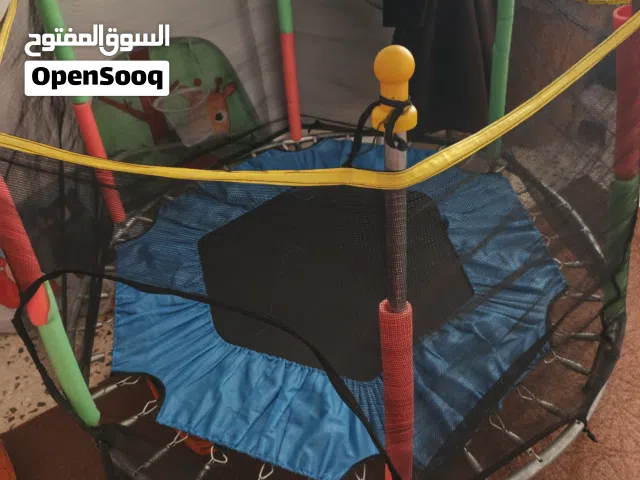 ترامببولين وسيارة اطفال