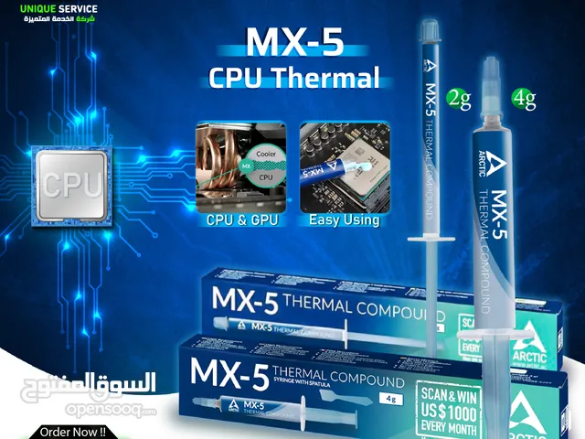 معجونه تبريد حراري أصلي للمعالج وكرت الشاشه MX-5 Thermal Paste For Cpu & Gpu