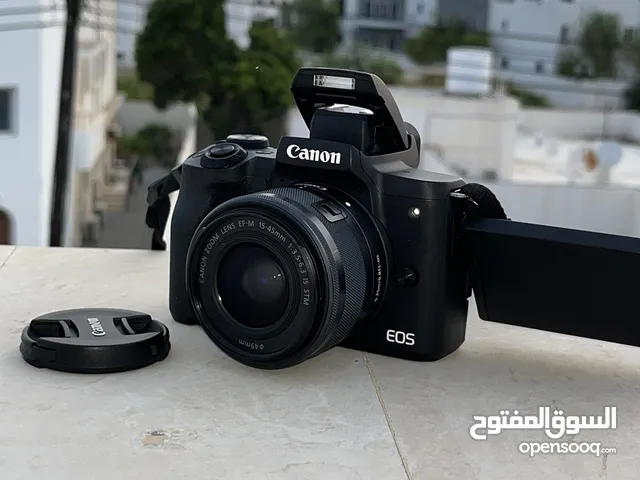 Canon EOS M50 Mark II + 18-45mm Lens, Battery, Charger, Strap Included