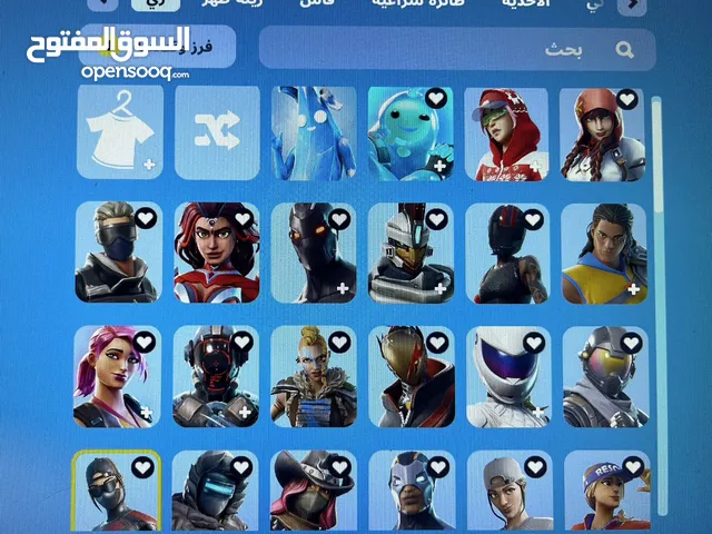 حساب فورتنايت للبيع