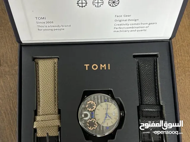 ساعة TOMI الأصلية المميزه مع 2 حزام بقيمة 8 ريال فقط سارع بطلب قبل نفاذ الكمية