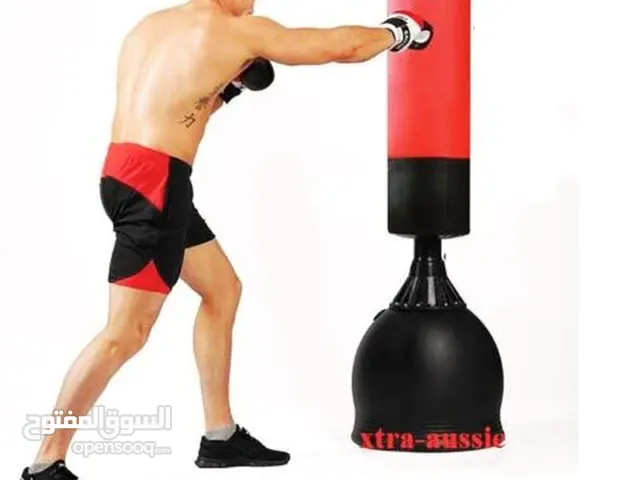 ستاند كيس ملاكمة مع قاعده بلاستيك 180سم.