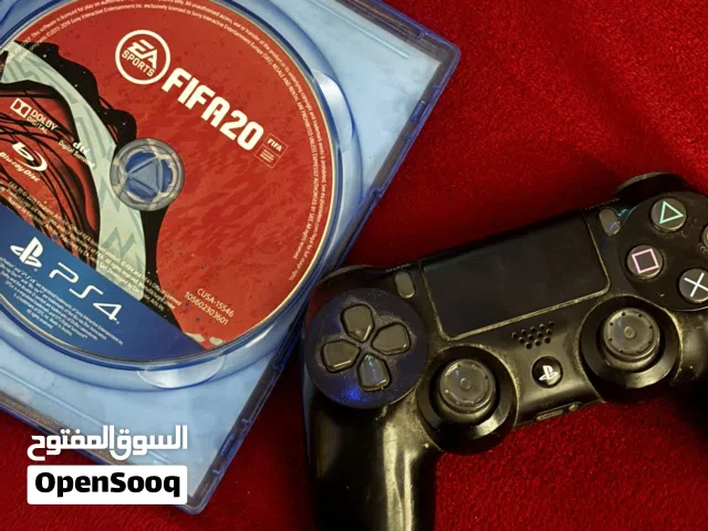 ايد بلاستيشن 4 اصلية مع سيدي fifa 20