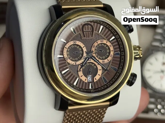 ساعة ايجنر AIGNER أصلية مع مرفقاتها Original Aigner watch with accessories