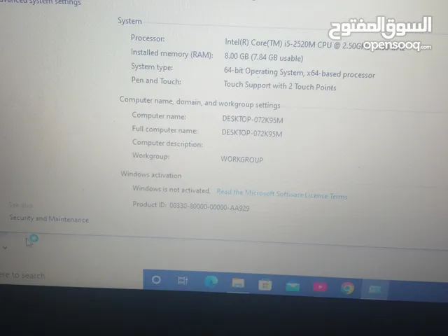 Lenovo 8gb ram 256 gb ssd