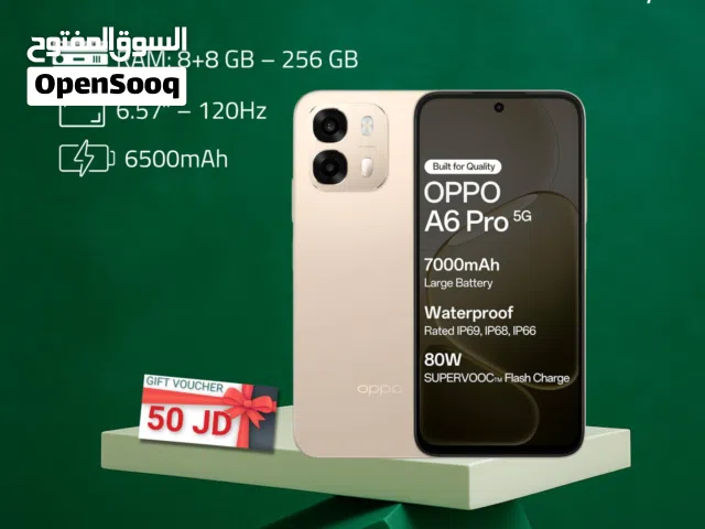 OPPO A6 PRO 5G ( 256GB ) / RAM 16 NEW /// جهاز اوبو 6 برو الذاكرة 256 الرام 16