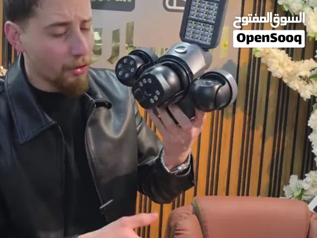 كاميرا طاقة شمسية ثلاثية العدسات مع كشاف قوي عرض خاص لمدة اسبوع