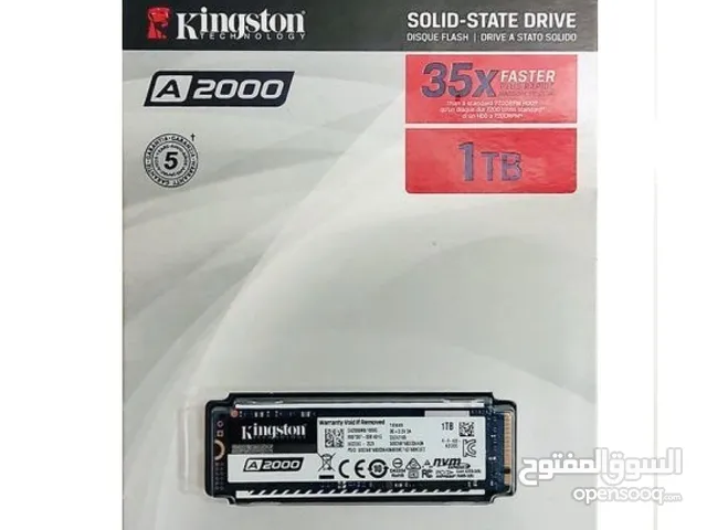 1TB (1000GB) KINGSTON A2000 M.2 NVME 3D NAND 35X SPEED DESKTOP - LAPTOP GAMING SSD
