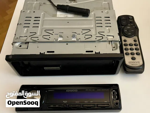جهاز  كينوود سي دي مع بلوتوث وCD وفلاشة وAUX + ريموت كنترول + سماعات Kenwood باكدچ مستخدمين كالزيرو