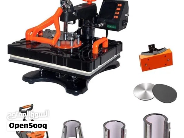 مكبس حراري 7 في 1 لطباعة التيشيرت والأكواب والكاب  السعر المطلوب 200