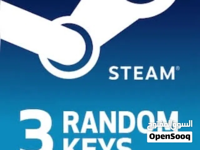 3 random standard pc steam keys, 3 مفاتيح ستيم بي سي عشوائية ستاندارد