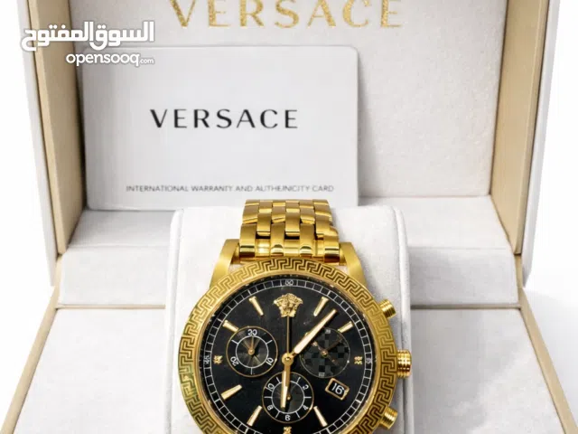 ساعة فيرساتشي رجالية أصلية – سويسرية – كرونوغراف