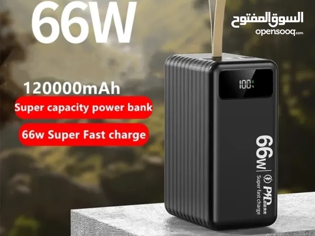 شاحن متنقل 66w power bank 120,000mah بوربنك