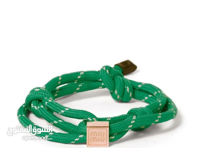 miu miu cord bracelet