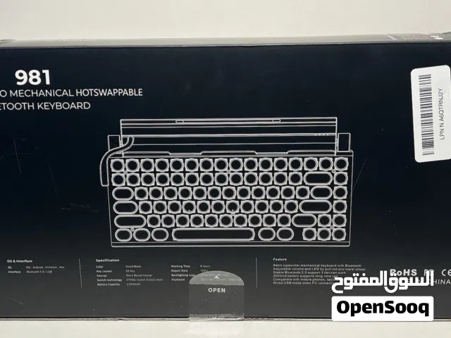 كيبورد ريترو 981 الميكانيكي – تصميم كلاسيكي بلمسة عصرية
