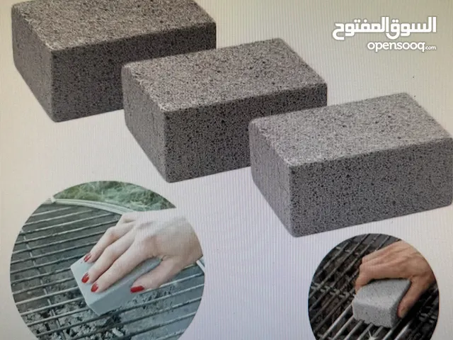 BBQ Grill Cleaning Brush Brick Block Barbecue Cleaning Stone Pumice Brick For Barbecue Rack Outdoor