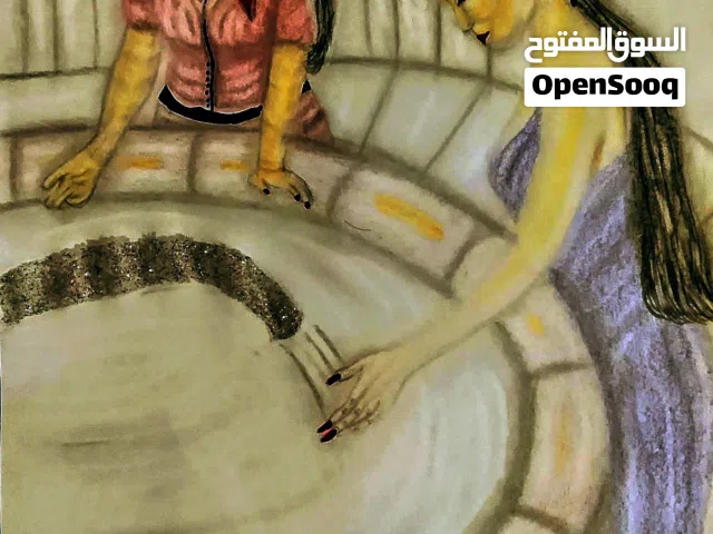 لوحات رسم يدوي سريالية أو طلب رسم يدوي حسب الطلب