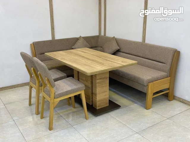 ميز طعام كورنر موديل فاطمه جديد مرغوب كثيرا مميز وجميل يناسبكم كثيرا سنة 2025 جديد .