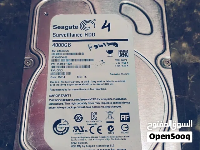 HDD بسعات مختلفه  عدد خمسه
