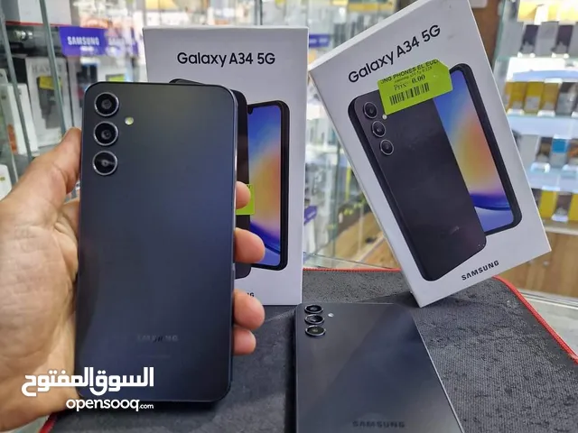 مستعمل اخو الجديد Samsung A34 5G رام 16 جيجا 128 و 256 متوفر توصيل