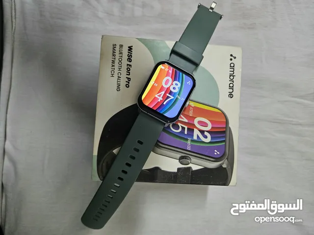 Ambrane Bluetooth smart Watch with mic and calling feature Spo2 and heart rate monitor, etc
