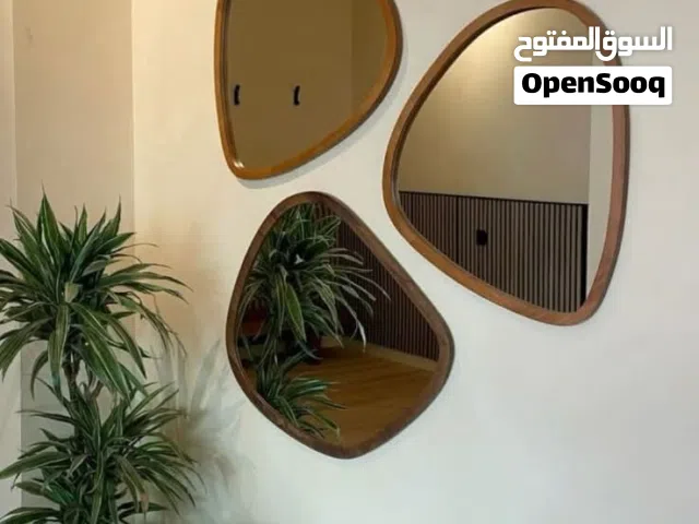 مرايا حائط وديكور قنصل مدخل بيت الثقة للديكورات المعدنية والخشبية والمرايا