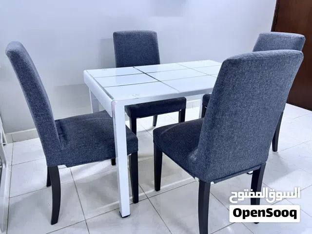 IKEA chairs and dining table