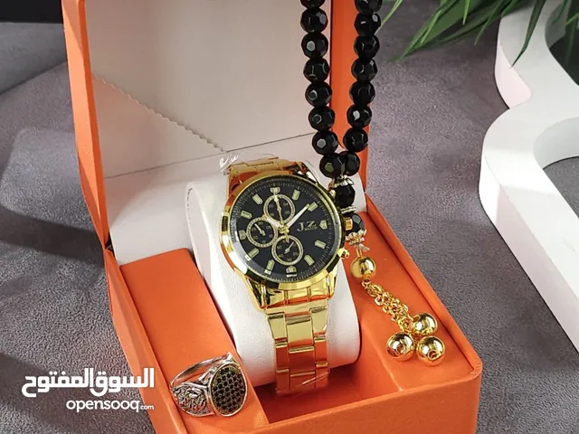 بوكس الفخامة ساعه+مسبحه+خاتم جميل جدا اذا تريد تكون مميز فهذه اختيارك الافضل وبسعر مناسب جدا