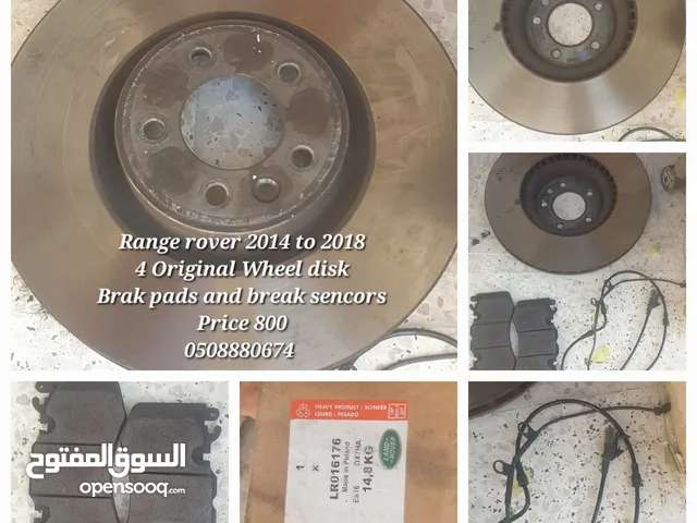 Range Rover 2014 to 2018 wheel disk, break pads