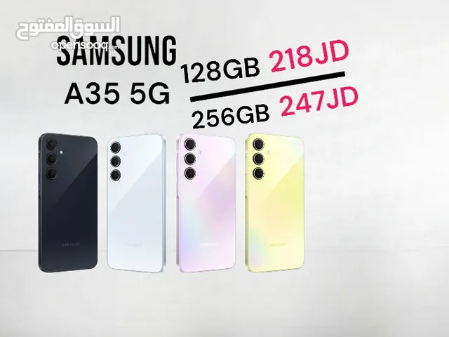 Samsung A35 5G 128GB  /256GB 8 ram سامسونج ايه A35 جديد كفالة الوكيل الرسمي  اقل سعر
