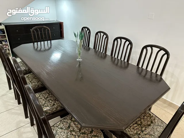 Wooden dinning set with 10 chairs