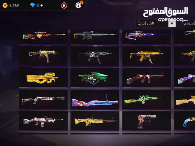 Free Fire Accounts and Characters for Sale in Irbid