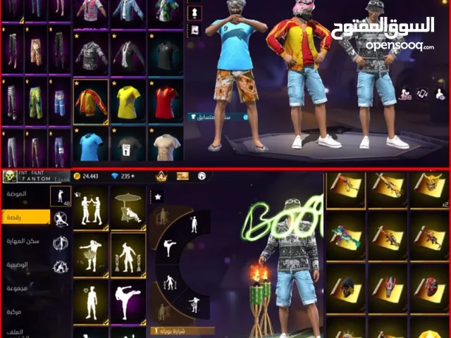 Free Fire Accounts and Characters for Sale in Sorman