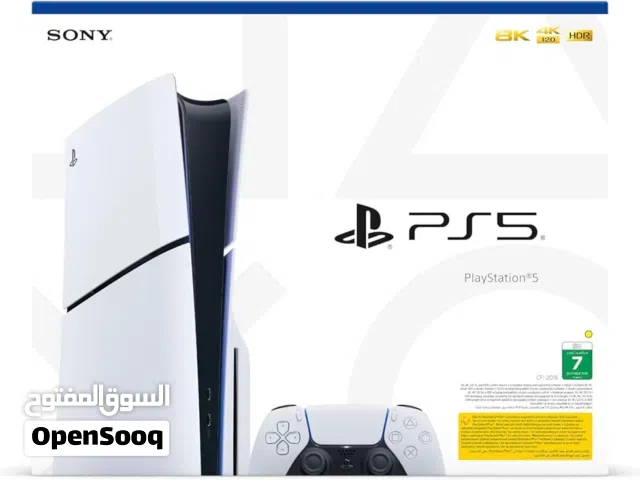 Sony PlayStation 5 PS5 Slim Disc Edition 1TB CFI-2016 Bundle with Original Controller and Games