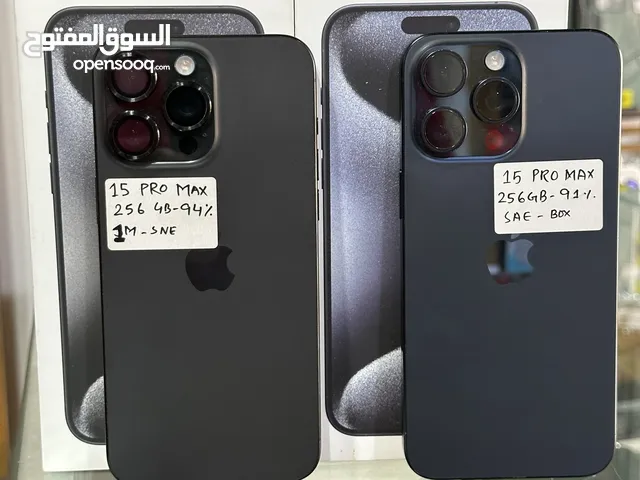 Used iPhone 15 Pro Max 256Gb Black/Blue Titanium Used